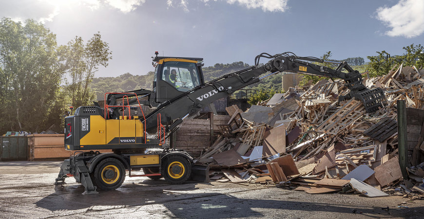 VOLVO AMPLÍA SU GAMA Y EL ALCANCE DE SUS MANIPULADORES DE MATERIALES